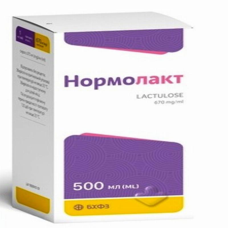 Нормолакт, сироп, 670мг/мл, флакон, по 500 мл
